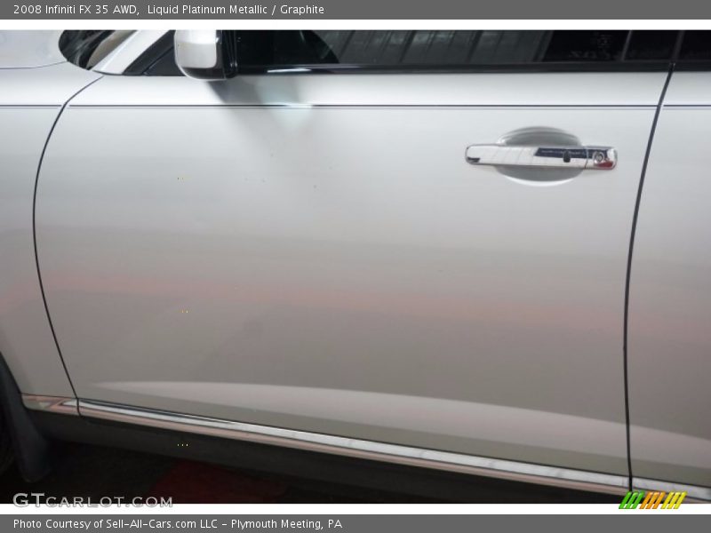 Liquid Platinum Metallic / Graphite 2008 Infiniti FX 35 AWD