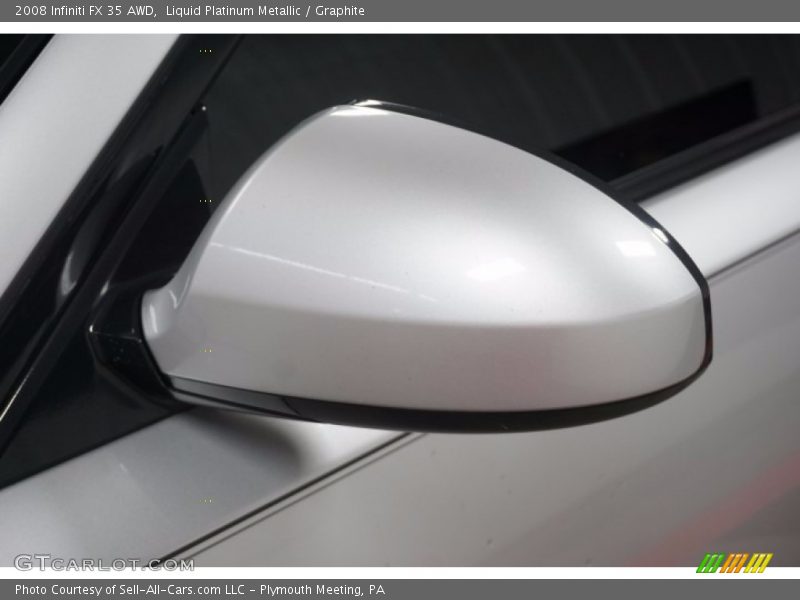 Liquid Platinum Metallic / Graphite 2008 Infiniti FX 35 AWD