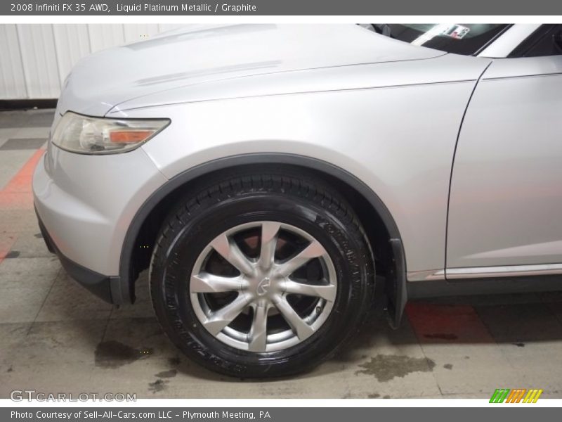 Liquid Platinum Metallic / Graphite 2008 Infiniti FX 35 AWD