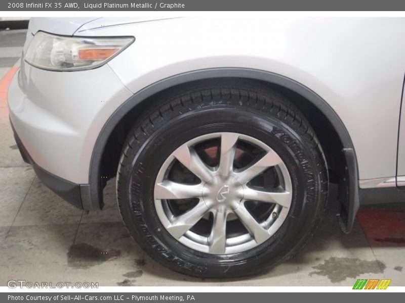 Liquid Platinum Metallic / Graphite 2008 Infiniti FX 35 AWD