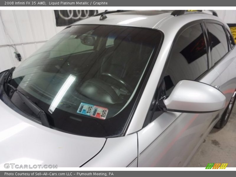 Liquid Platinum Metallic / Graphite 2008 Infiniti FX 35 AWD