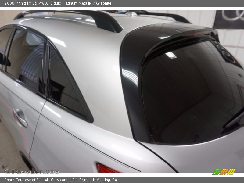 Liquid Platinum Metallic / Graphite 2008 Infiniti FX 35 AWD