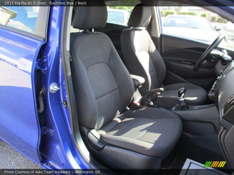 Electronic Blue / Black 2013 Kia Rio EX 5-Door