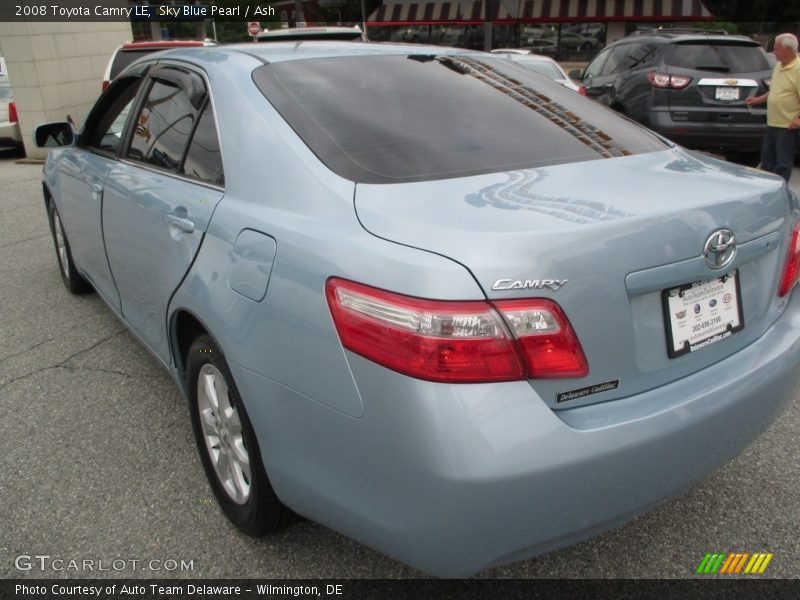 Sky Blue Pearl / Ash 2008 Toyota Camry LE
