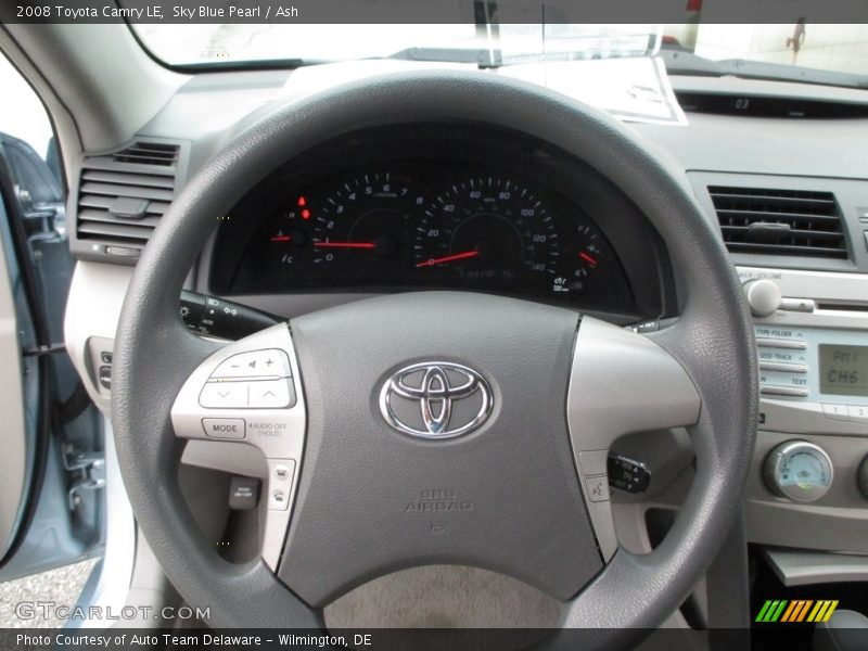Sky Blue Pearl / Ash 2008 Toyota Camry LE