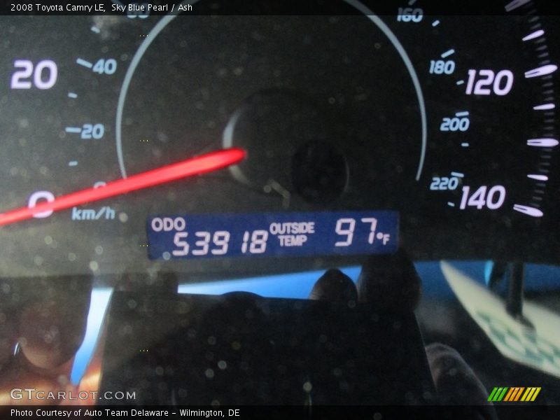 Sky Blue Pearl / Ash 2008 Toyota Camry LE