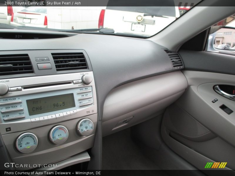 Sky Blue Pearl / Ash 2008 Toyota Camry LE