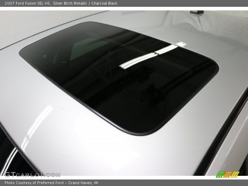 Silver Birch Metallic / Charcoal Black 2007 Ford Fusion SEL V6