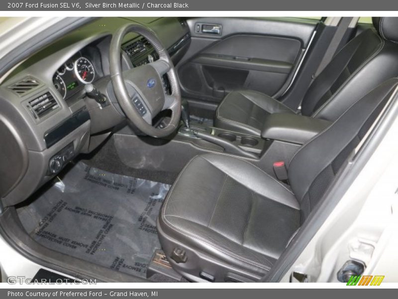 Silver Birch Metallic / Charcoal Black 2007 Ford Fusion SEL V6