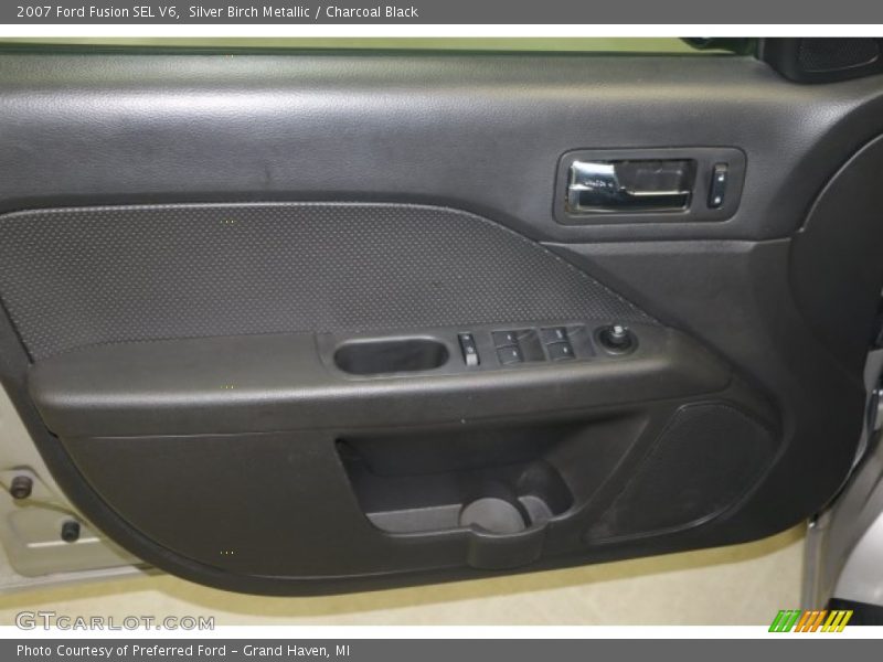 Silver Birch Metallic / Charcoal Black 2007 Ford Fusion SEL V6