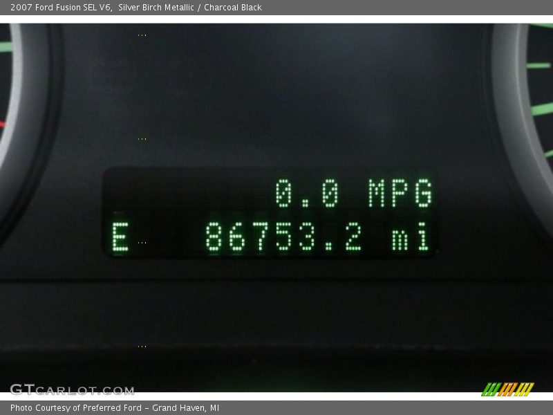 Silver Birch Metallic / Charcoal Black 2007 Ford Fusion SEL V6