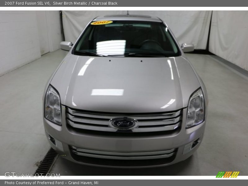 Silver Birch Metallic / Charcoal Black 2007 Ford Fusion SEL V6