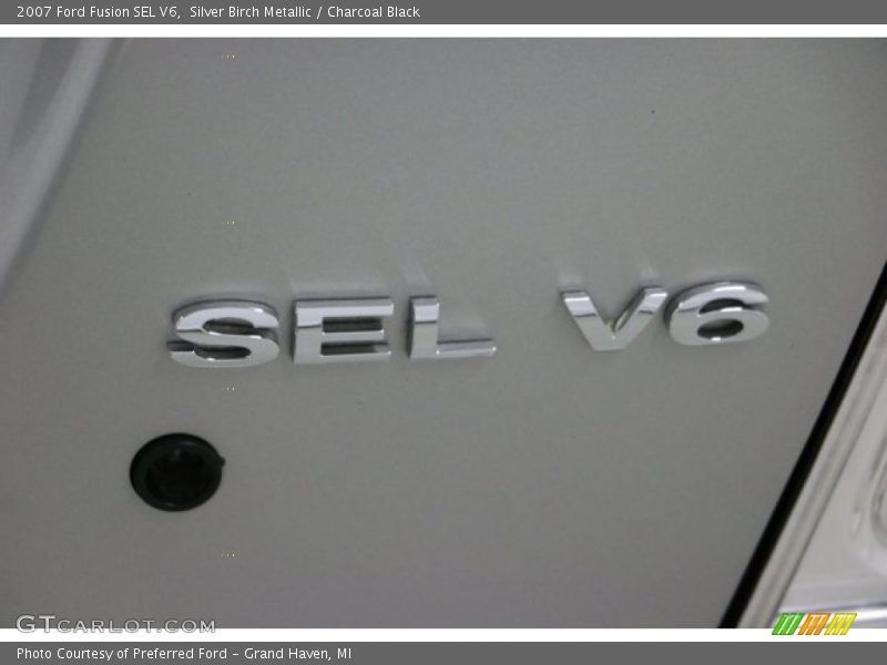 Silver Birch Metallic / Charcoal Black 2007 Ford Fusion SEL V6