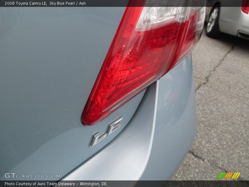 Sky Blue Pearl / Ash 2008 Toyota Camry LE