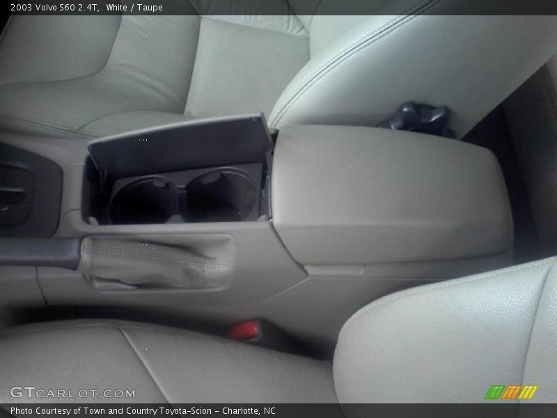 White / Taupe 2003 Volvo S60 2.4T