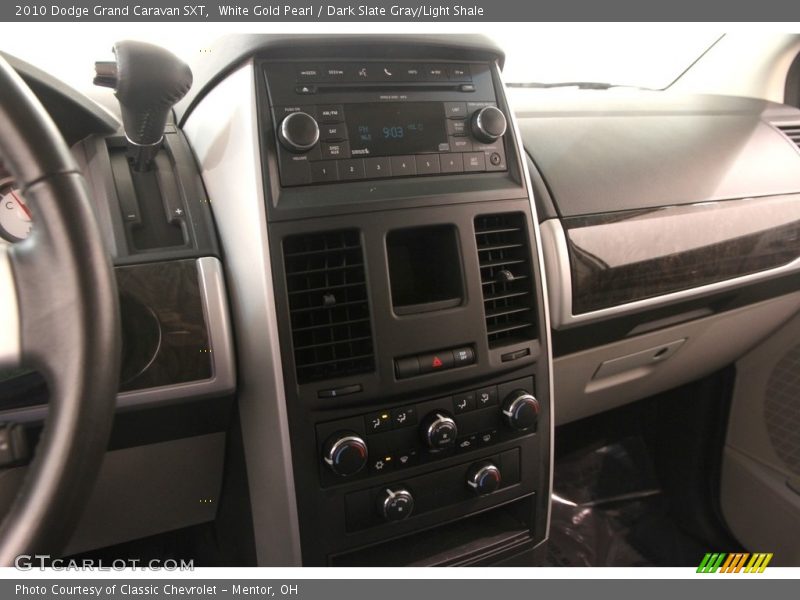 White Gold Pearl / Dark Slate Gray/Light Shale 2010 Dodge Grand Caravan SXT