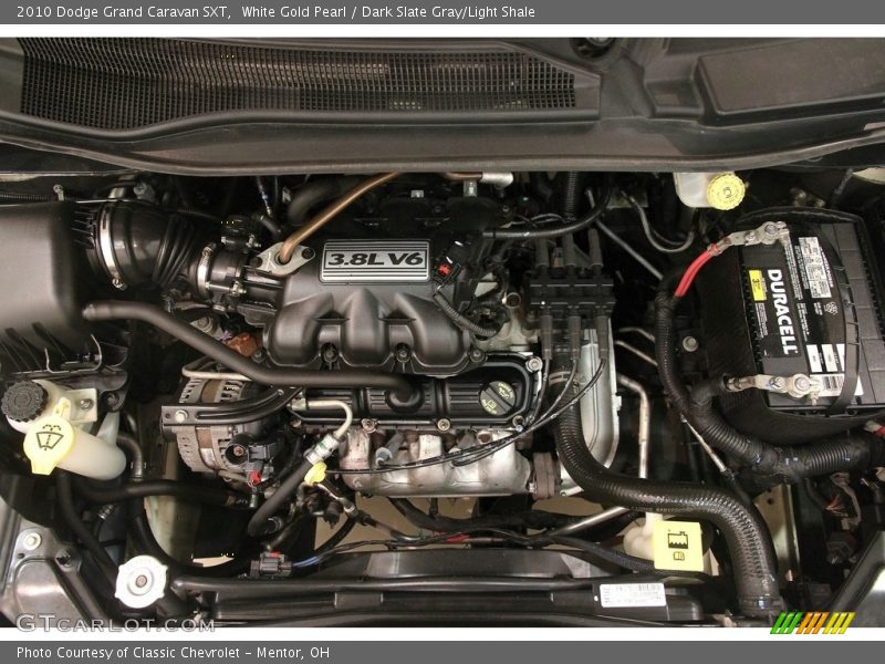 White Gold Pearl / Dark Slate Gray/Light Shale 2010 Dodge Grand Caravan SXT