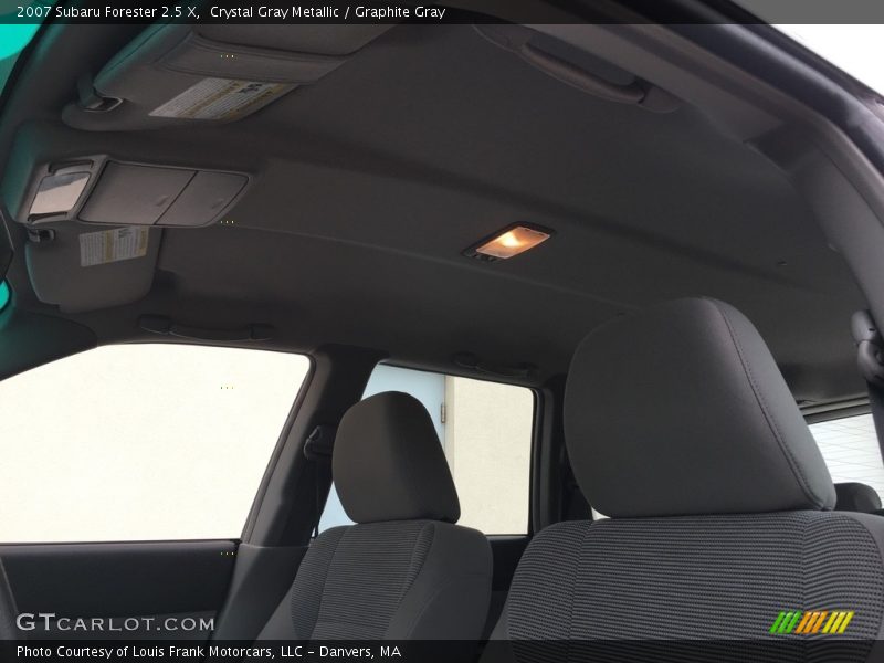 Crystal Gray Metallic / Graphite Gray 2007 Subaru Forester 2.5 X