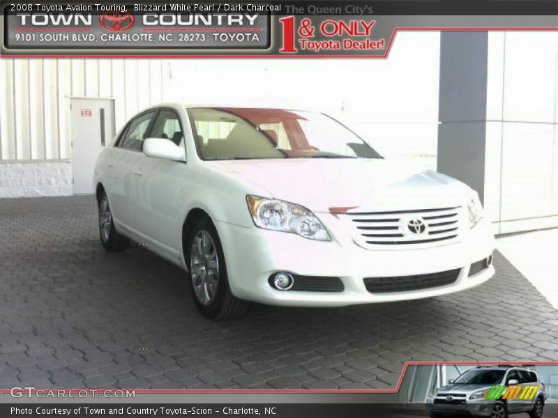 Blizzard White Pearl / Dark Charcoal 2008 Toyota Avalon Touring