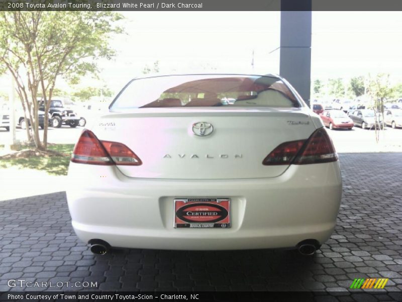 Blizzard White Pearl / Dark Charcoal 2008 Toyota Avalon Touring