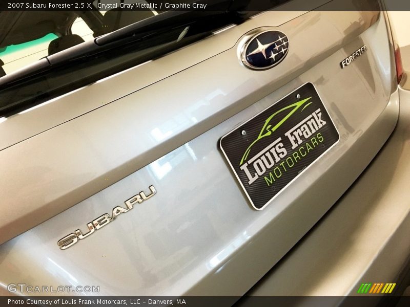 Crystal Gray Metallic / Graphite Gray 2007 Subaru Forester 2.5 X