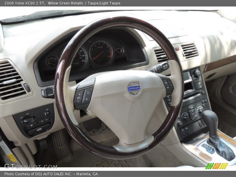 Willow Green Metallic / Taupe/Light Taupe 2006 Volvo XC90 2.5T
