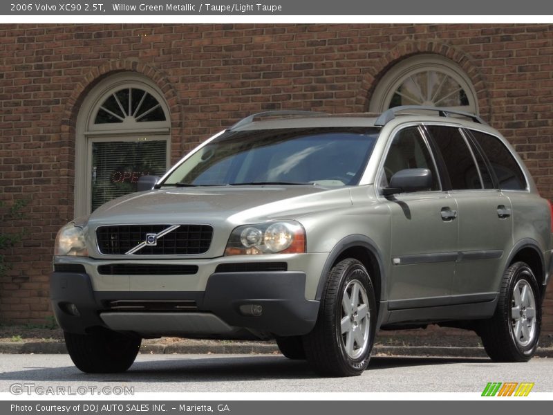 Willow Green Metallic / Taupe/Light Taupe 2006 Volvo XC90 2.5T