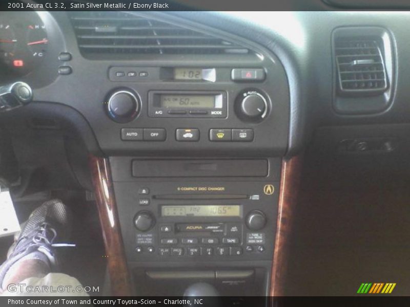 Satin Silver Metallic / Ebony Black 2001 Acura CL 3.2