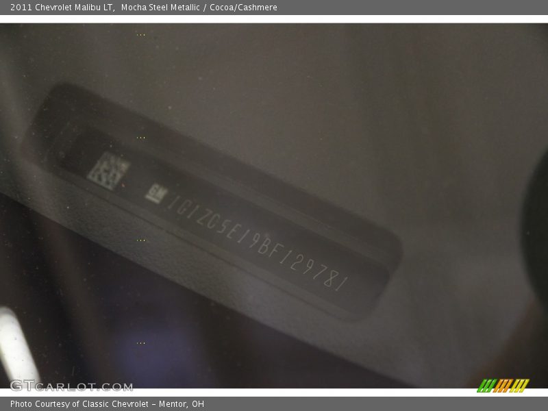 Mocha Steel Metallic / Cocoa/Cashmere 2011 Chevrolet Malibu LT