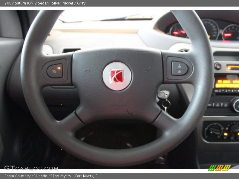 Silver Nickel / Gray 2007 Saturn ION 2 Sedan