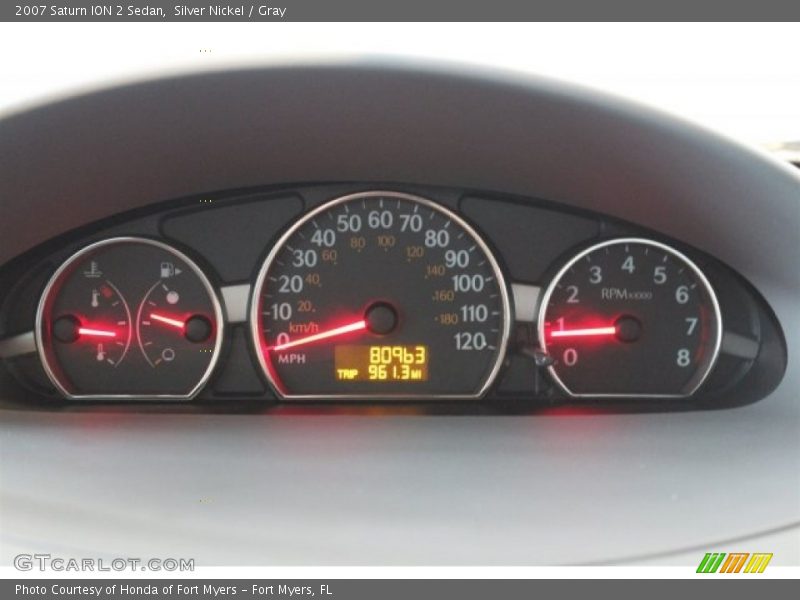 Silver Nickel / Gray 2007 Saturn ION 2 Sedan