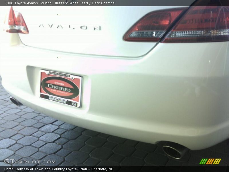Blizzard White Pearl / Dark Charcoal 2008 Toyota Avalon Touring