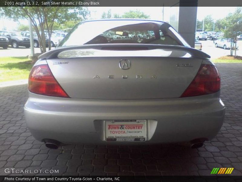Satin Silver Metallic / Ebony Black 2001 Acura CL 3.2