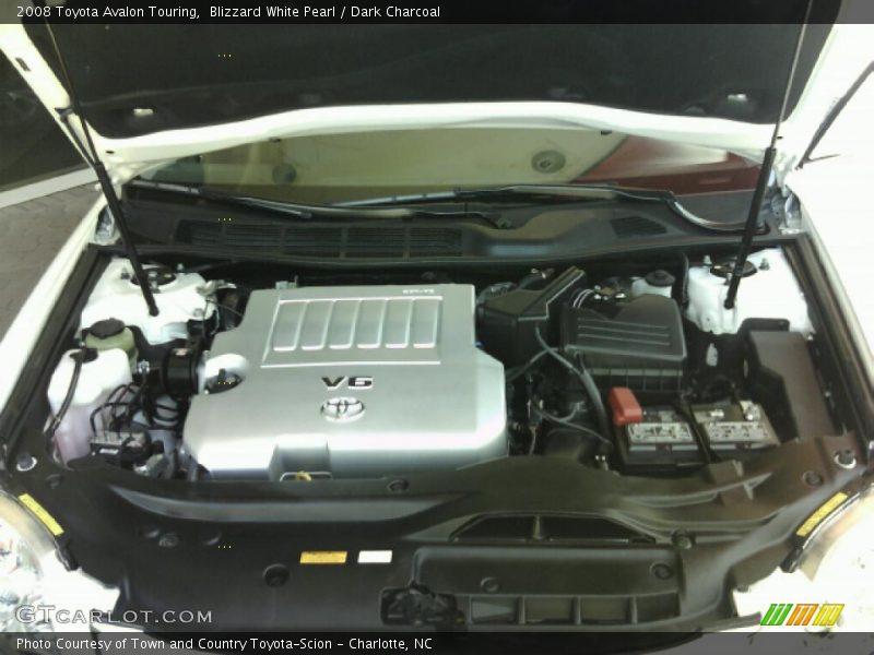 Blizzard White Pearl / Dark Charcoal 2008 Toyota Avalon Touring