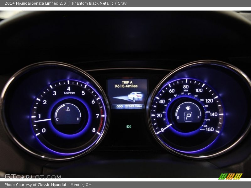 Phantom Black Metallic / Gray 2014 Hyundai Sonata Limited 2.0T