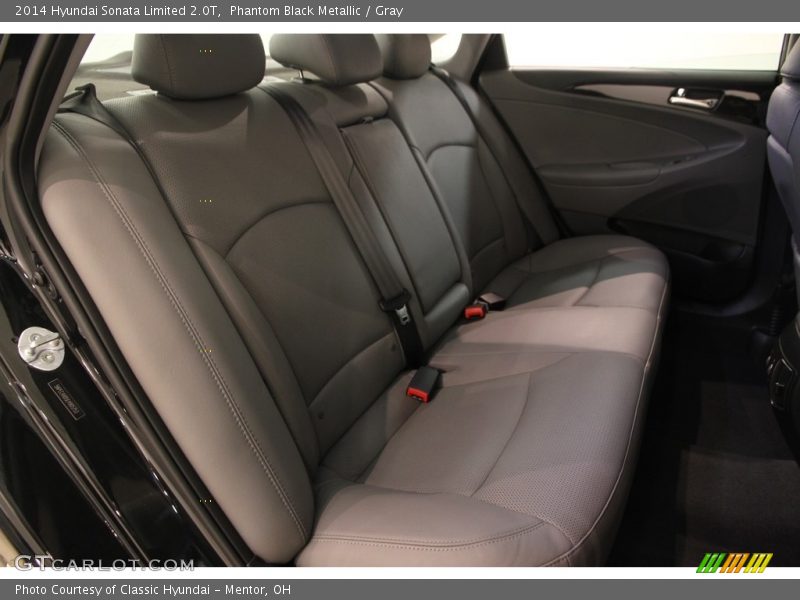 Phantom Black Metallic / Gray 2014 Hyundai Sonata Limited 2.0T