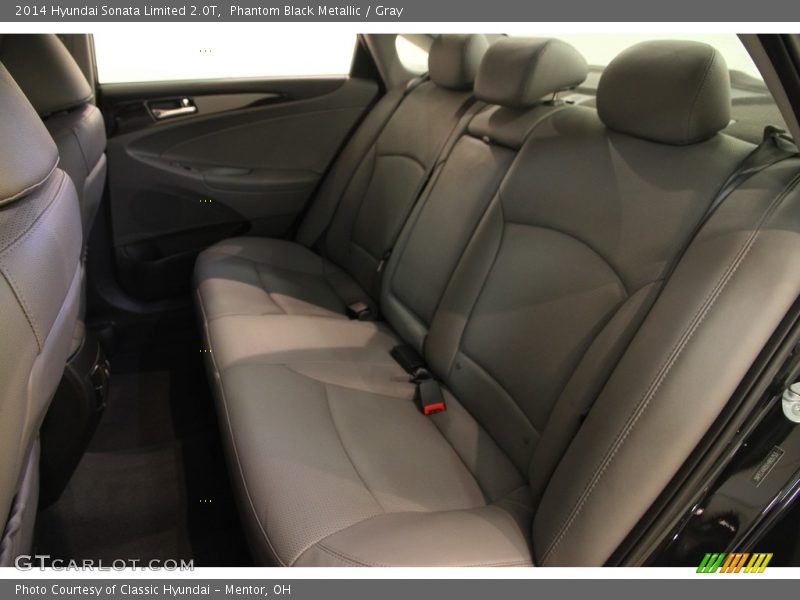 Phantom Black Metallic / Gray 2014 Hyundai Sonata Limited 2.0T