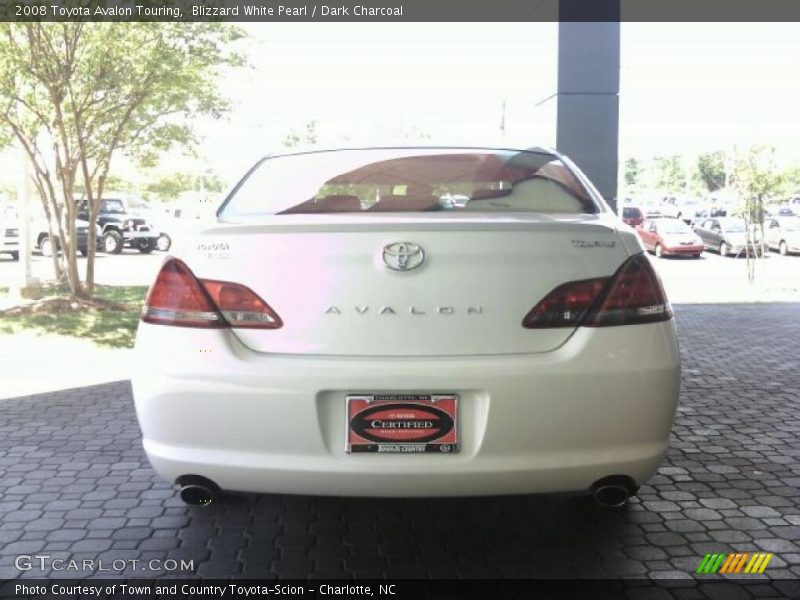 Blizzard White Pearl / Dark Charcoal 2008 Toyota Avalon Touring