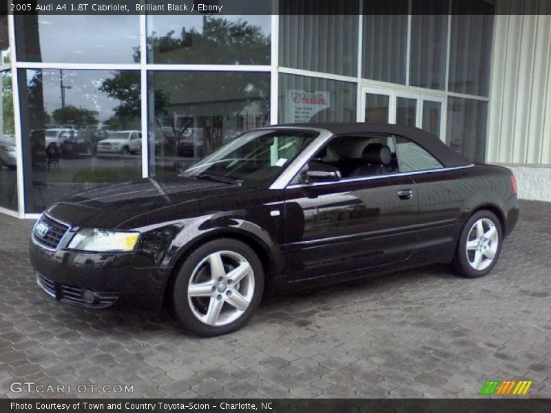 Brilliant Black / Ebony 2005 Audi A4 1.8T Cabriolet