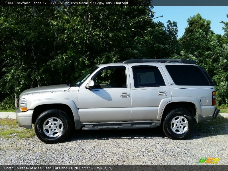Silver Birch Metallic / Gray/Dark Charcoal 2004 Chevrolet Tahoe Z71 4x4