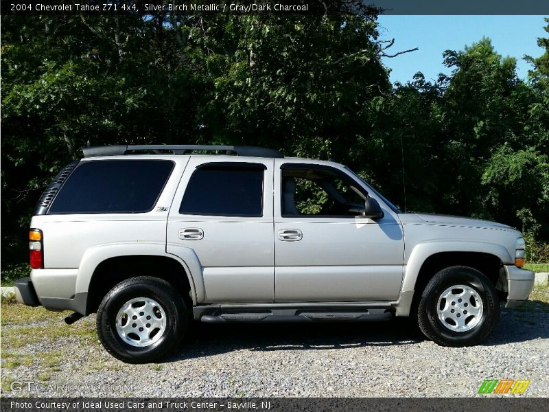Silver Birch Metallic / Gray/Dark Charcoal 2004 Chevrolet Tahoe Z71 4x4
