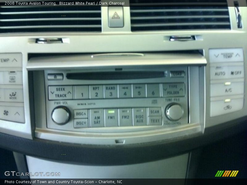 Blizzard White Pearl / Dark Charcoal 2008 Toyota Avalon Touring
