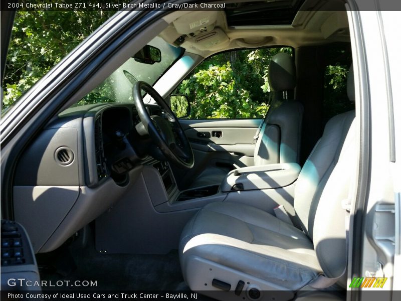 Silver Birch Metallic / Gray/Dark Charcoal 2004 Chevrolet Tahoe Z71 4x4