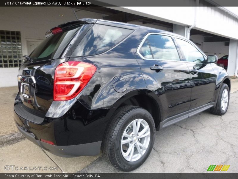 Black / Jet Black 2017 Chevrolet Equinox LS AWD