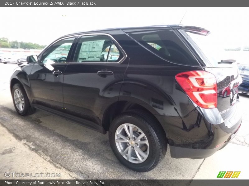 Black / Jet Black 2017 Chevrolet Equinox LS AWD