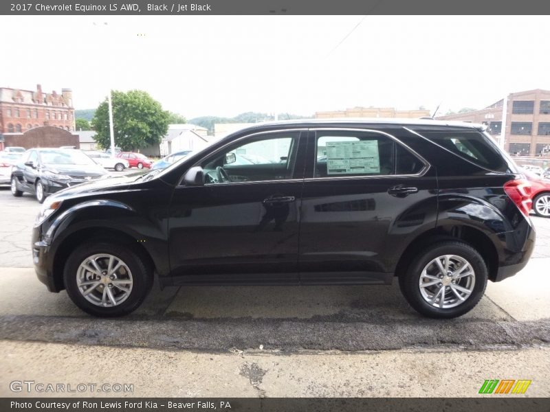 Black / Jet Black 2017 Chevrolet Equinox LS AWD
