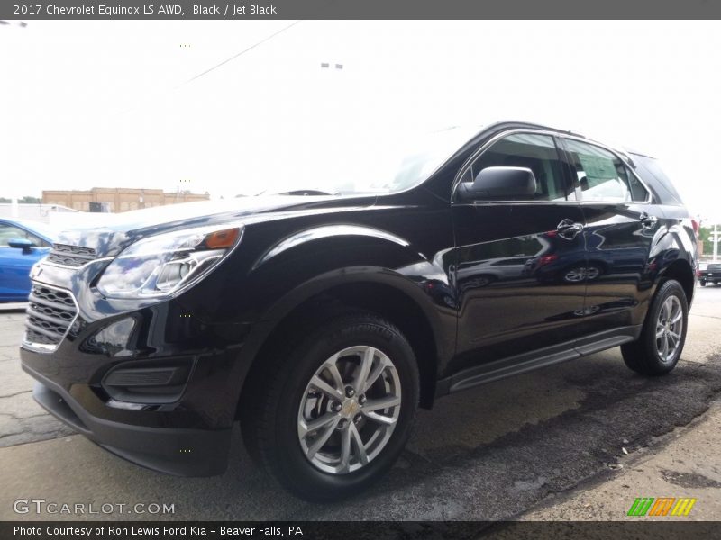 Black / Jet Black 2017 Chevrolet Equinox LS AWD