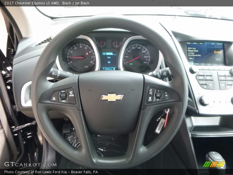 Black / Jet Black 2017 Chevrolet Equinox LS AWD