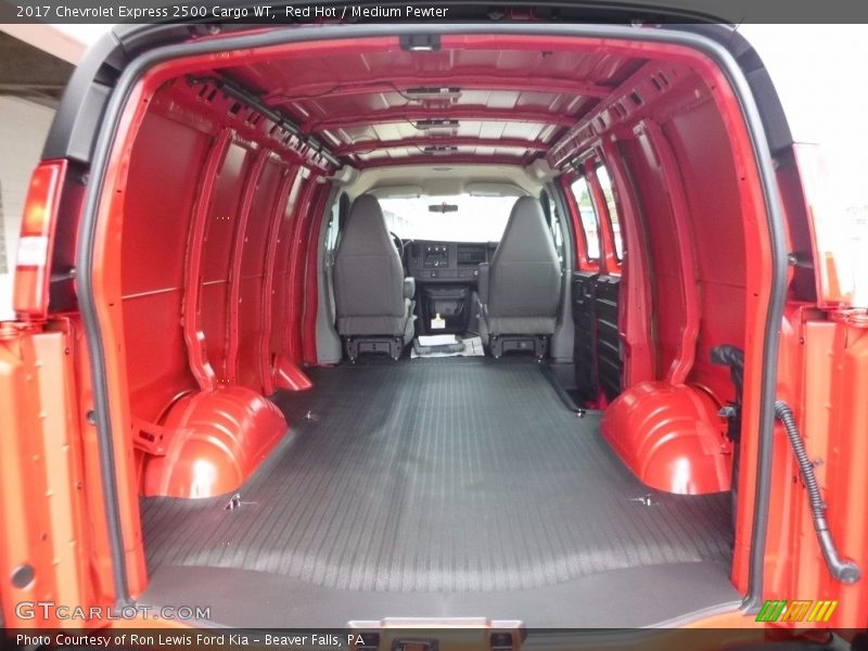 Red Hot / Medium Pewter 2017 Chevrolet Express 2500 Cargo WT