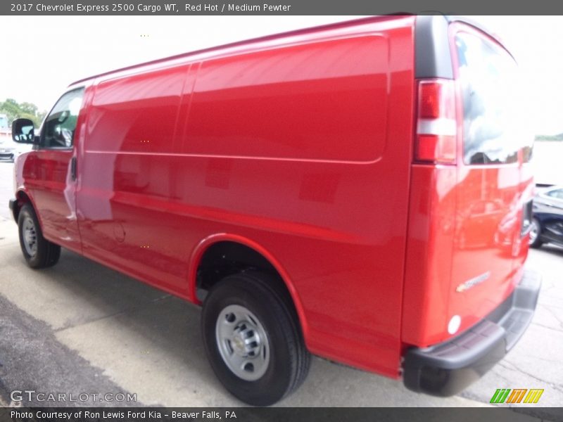 Red Hot / Medium Pewter 2017 Chevrolet Express 2500 Cargo WT